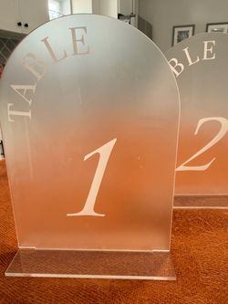 Table numbers 1-20