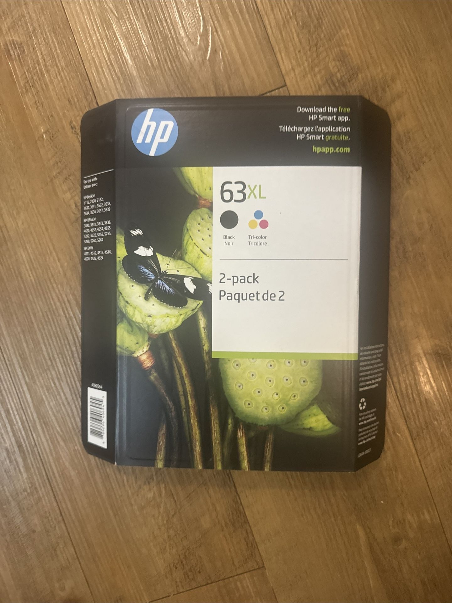 GENUINE HP 63 DOUBLE PACK