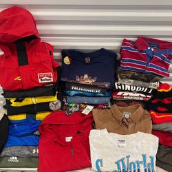 Mens Tshirts And Jackets 35 Pieces From Storage Unit For $100