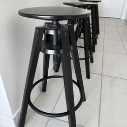 Four Kitchen Stools 