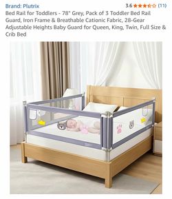 Bed rail for toddlers