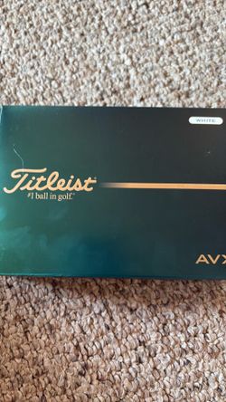 12 pack Titleist AVX  golf balls