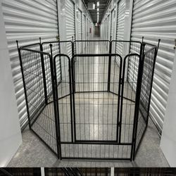 Brand New FXW Rollick Adjustable Dog PlayPen 8 Panels 40" High Metal Door Collapsible Outdoors