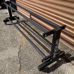 Rogue Commercial 2-Tier Universal Storage Wall Ball / Medicine Ball Rack On Wheels