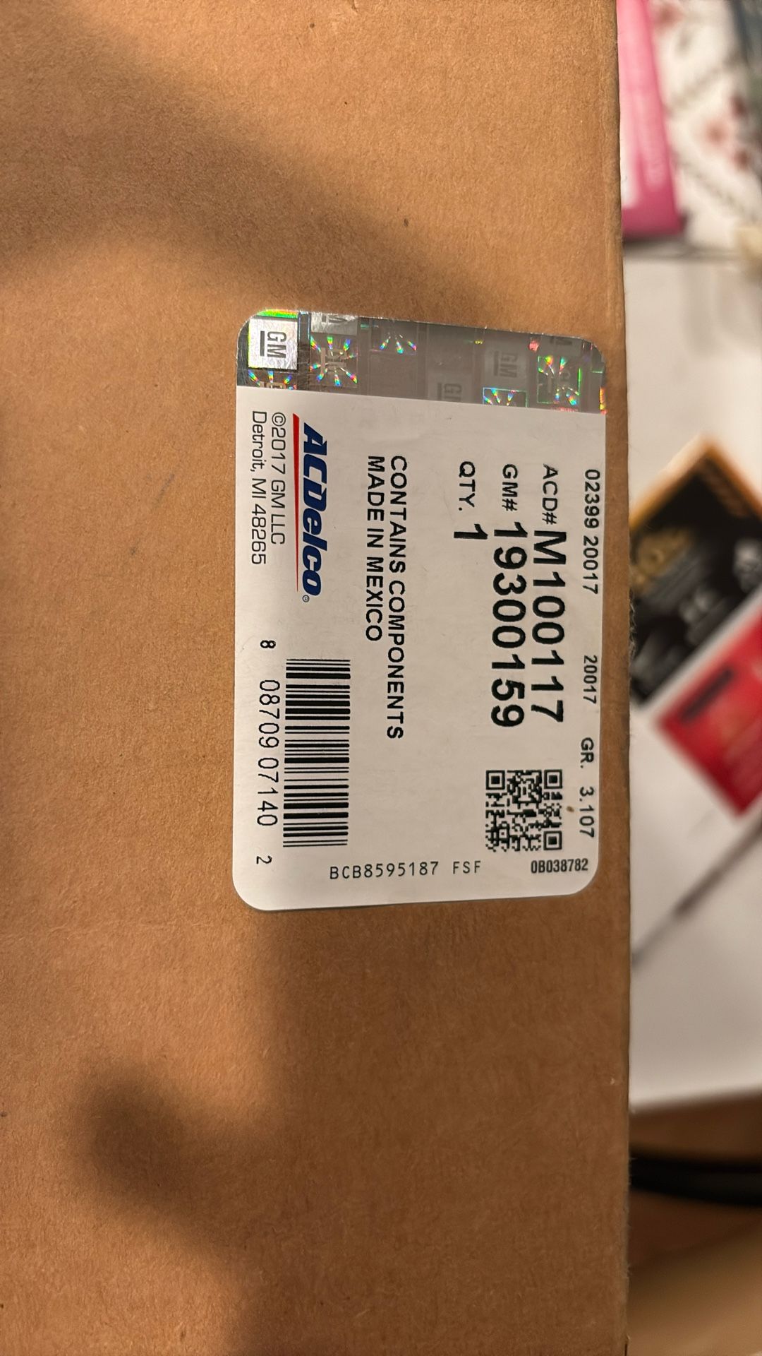 GM genuine Parts Fuel Pump Assembly Part#M100117. Never Used, Brand New. 