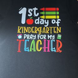 First Day Of School Shirts Kindergarten 