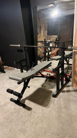 Bench Press /Squat Rack combo SEE DESCRIPTION