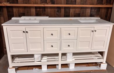 72 in double sink vanity