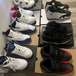 Jordan’s 4s 5s 11s 12s 14s Size 8