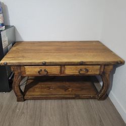 Rustic Wooden Coffee Table