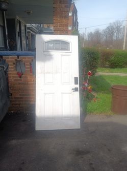 Steel Door With Lite. 36 By 78
