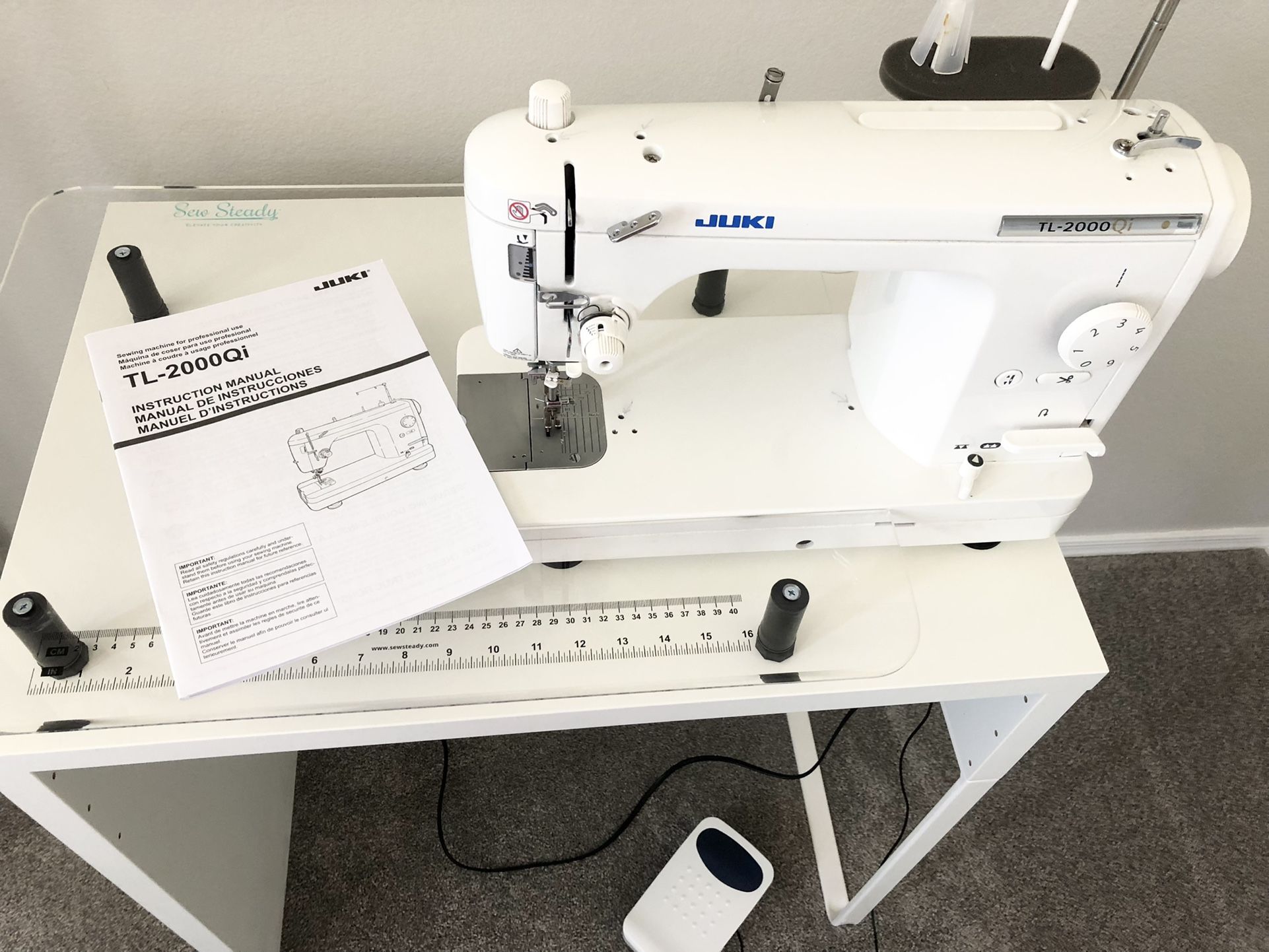 Juki TL-2010Q is available at all Moore's Sewing locations
