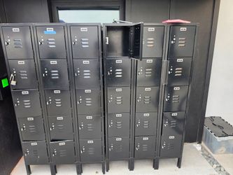 Commercial Gym Lockers — 6-Unit Set, 30 Compartments (Jorgenson)