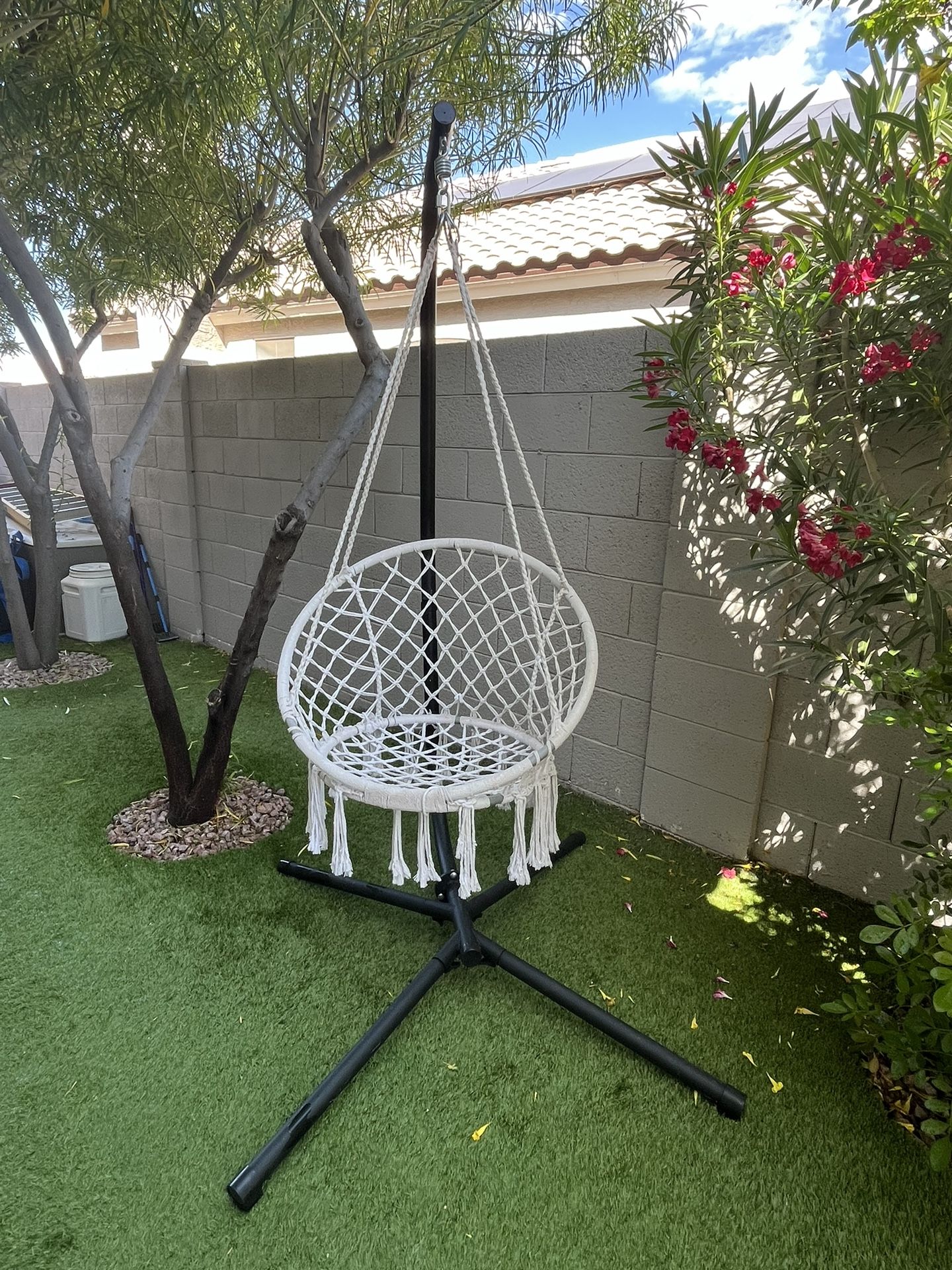 Hanging Chair and Stand 