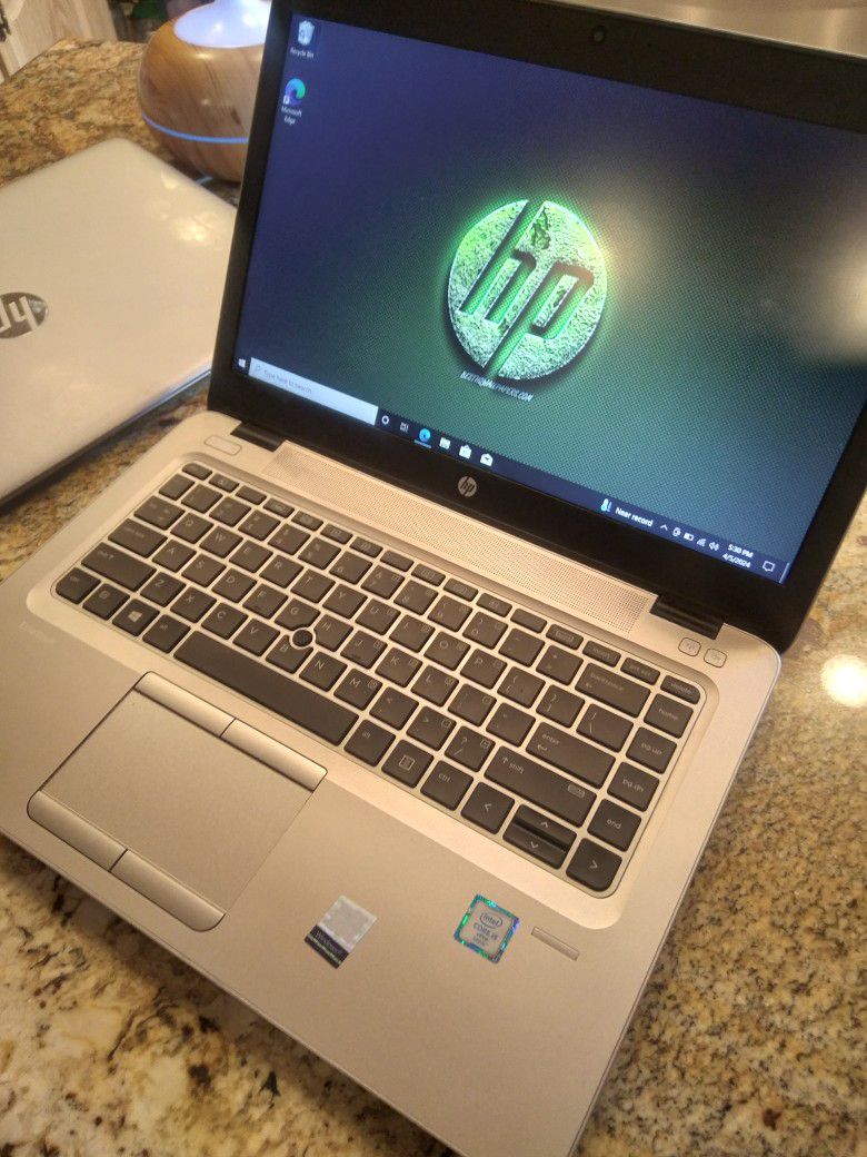 Hp Elitebook Laptop Business Or College Powerful Thin  High End Laptop 16 Gigs Ram & Fast SSD Storage Back Lit Keyboard Warranted Very Light Weight 