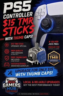 DIY TMR sticks js13 + pro ps5