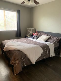 Queen sized bed
