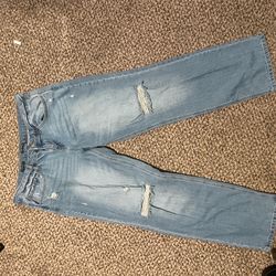 target size 12 low rise baggy jeans