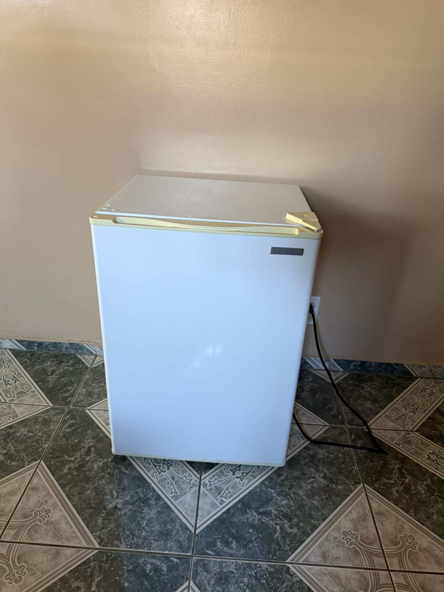 Small White Insignia Refrigerator