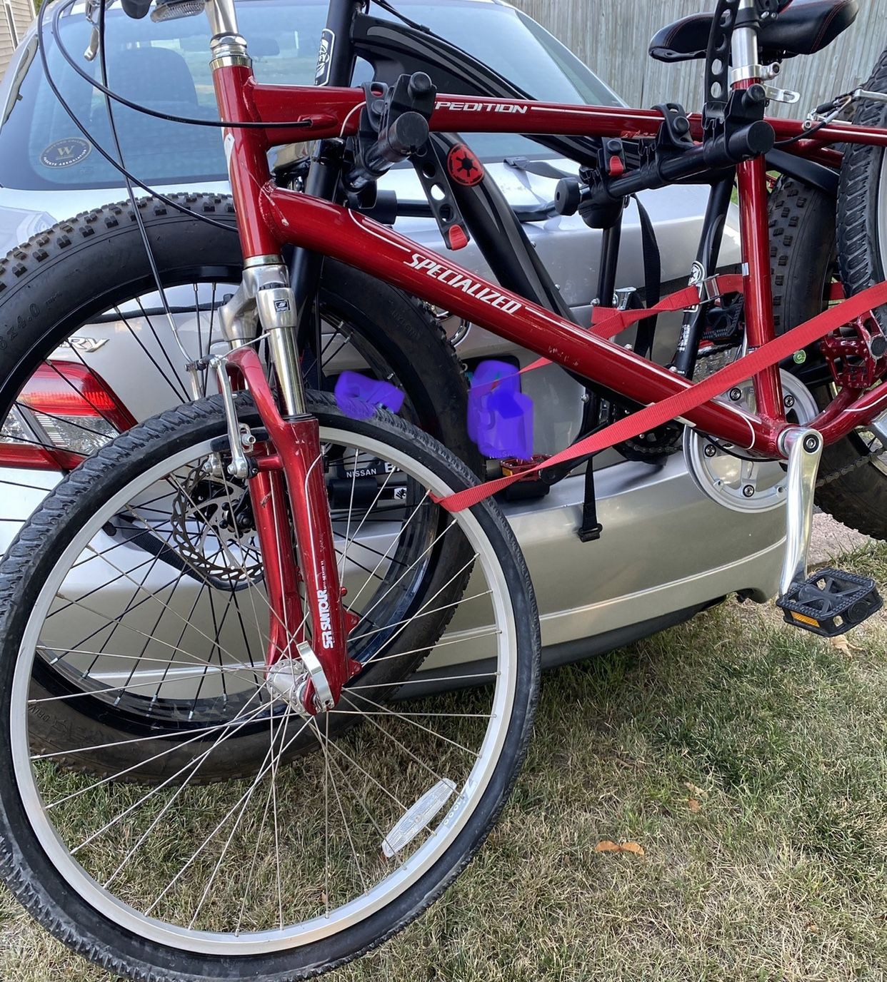 Bikes And Bike Rack