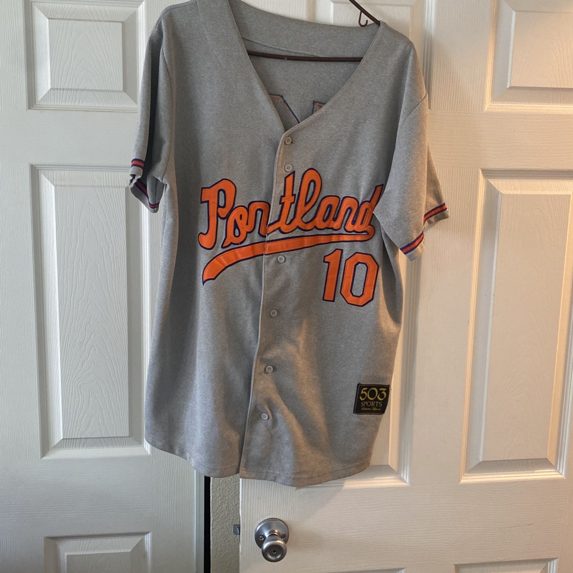 Portland Beavers Jersey Size Large
