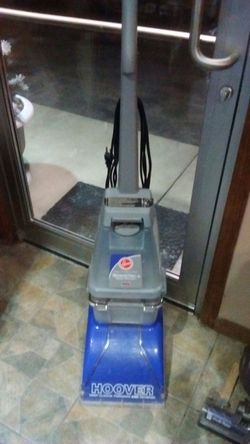 Hoover carpet cleaner used