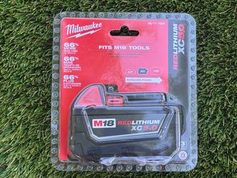 Milwaukee M18 XC5.0 Red Lithium Battery
