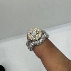 Ladies Eternity Diamond Ring Set 