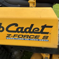 2013 Cub Cadet Z-Force S 46 Riding Mower
