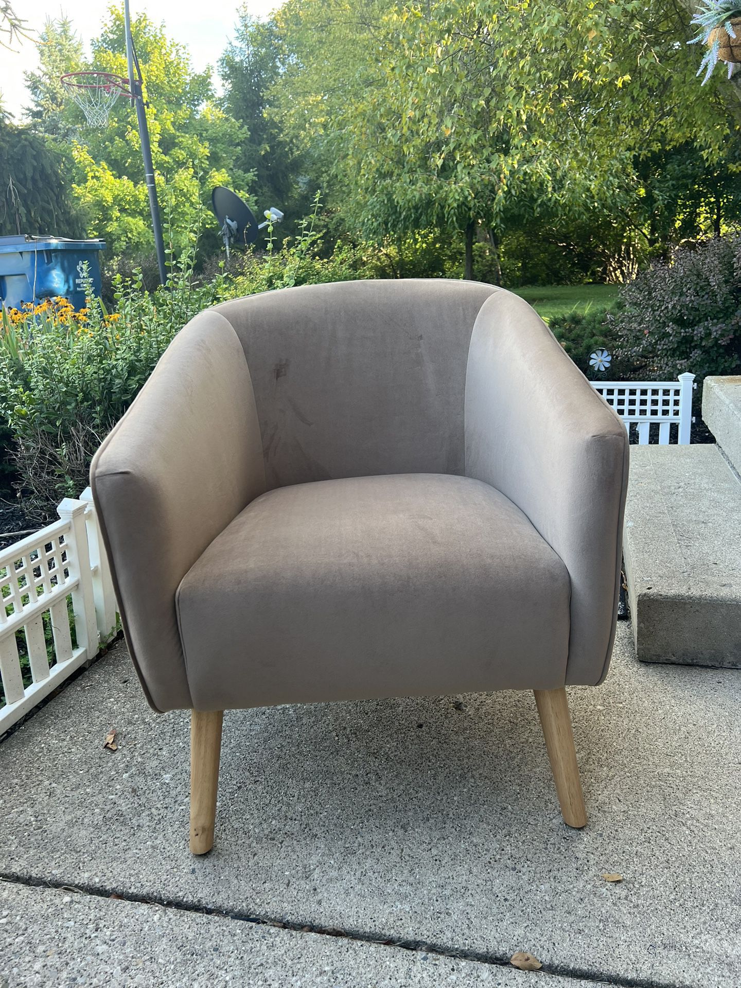 New Light Brown Armchair 