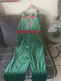 Conjunto Navideño Color Verde Talla Xl Nuevo