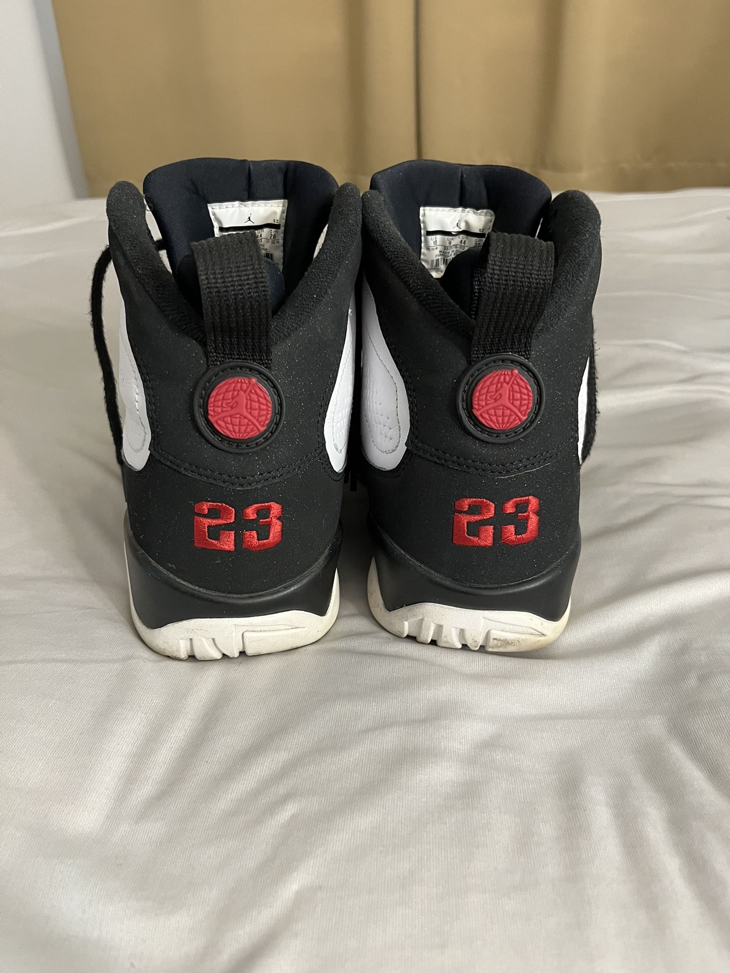 space jam 9s on feet