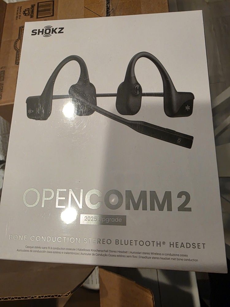 Shokz OpenComm 2 (2025 Upgrade) Bone Conduction Headset – New