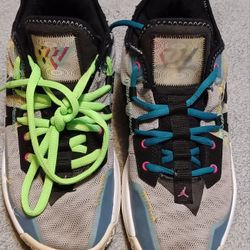 Youth Size 7Y Jordan Westbrook One Take 2 Wolf Grey Shoes Sneaker Limited Edition 