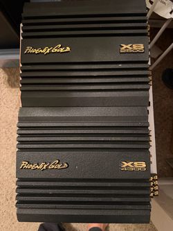 Vintage Phoenix Gold car amps xs4300  xs2500