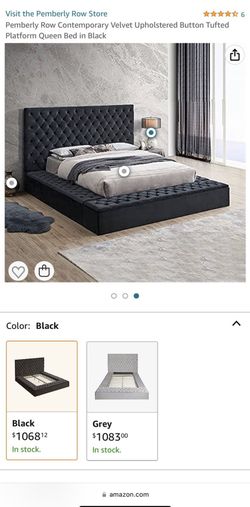 BUTTON BED FRAME