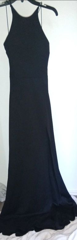 New Windsors Black Sleeveless Maxi Formal Gown