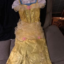 Disney Princess Bell Transforming Costume Med