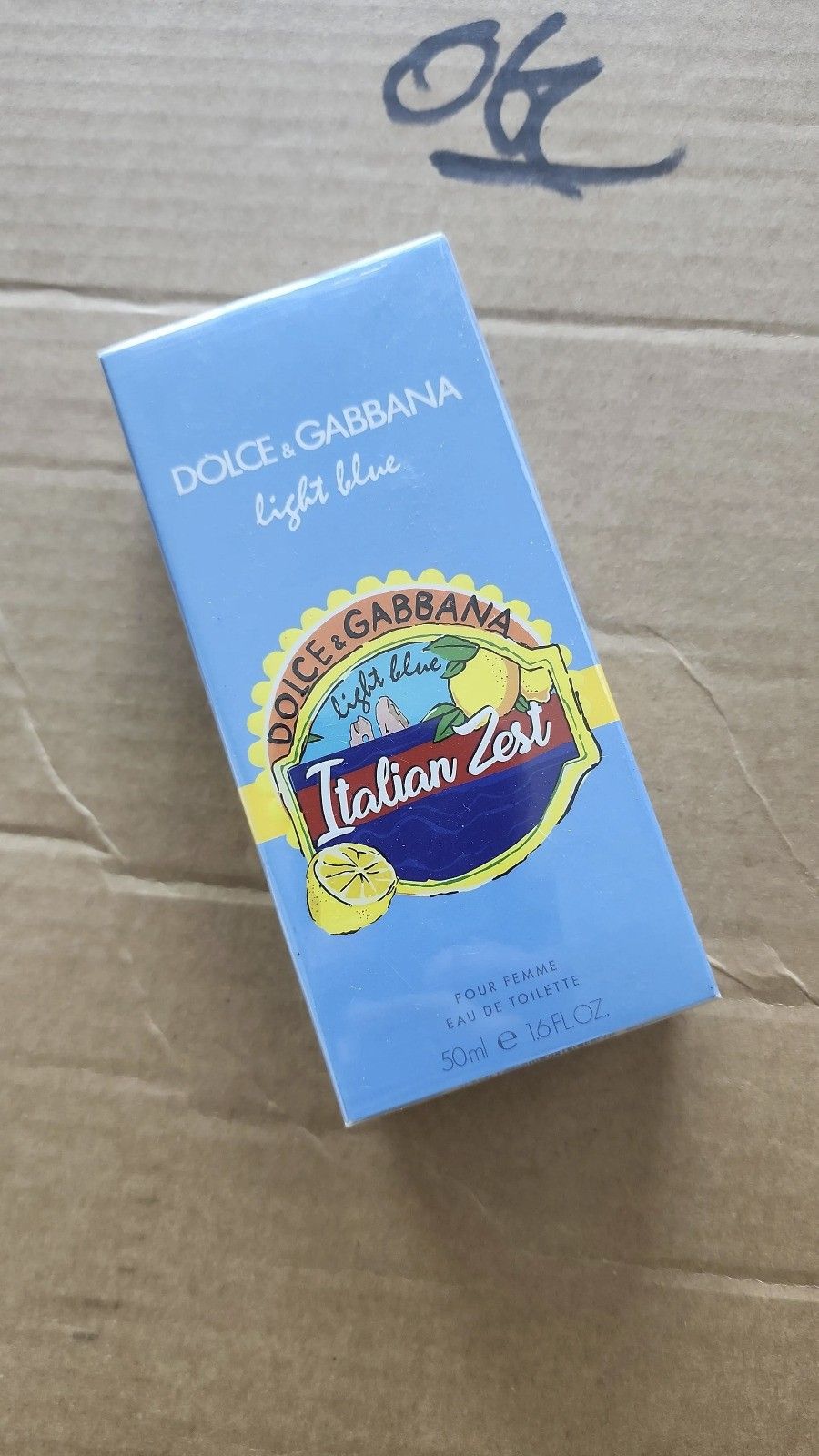 DOLCE & GABBANA LIGHT BLUE "ITALIAN ZEST" 50ML/1.7OZ - DISCONTINUED/RARE - NEW