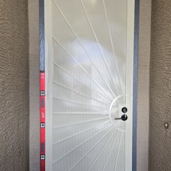 Security Door Heavy-Duty 36x96 8foot (Installation Included)