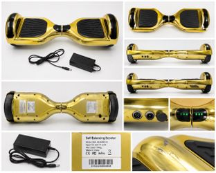 Gold Hoverboard Self Balancing Scooter w/ Charger