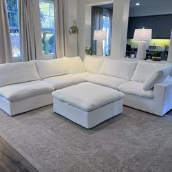Brand New RH Style Modular Cloud Couch Sectional 6 Piece Set (NEW IN BOX)