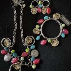 $30 Chico Set Earring, Bracelet, Necklace 