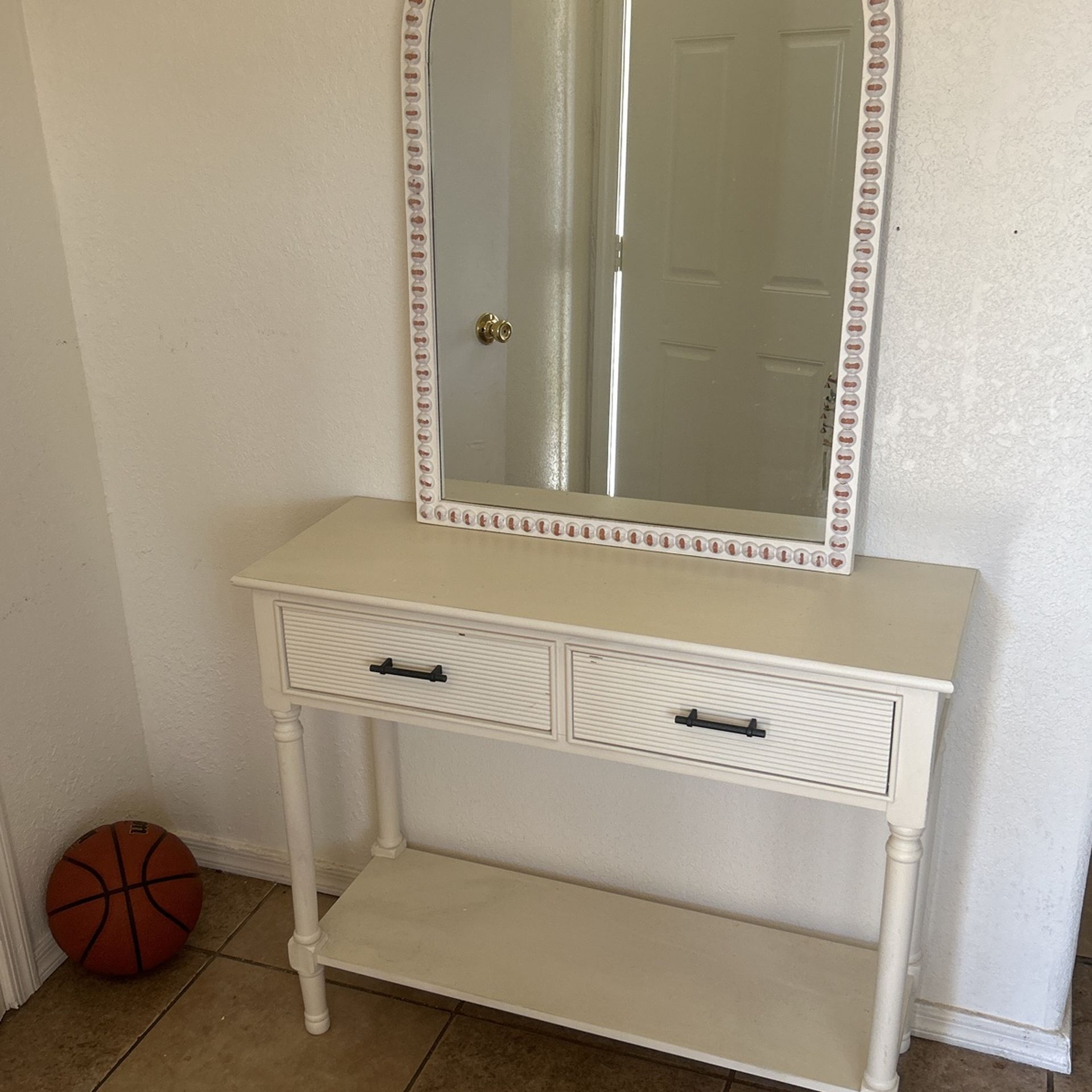 Entry Table and Mirror 