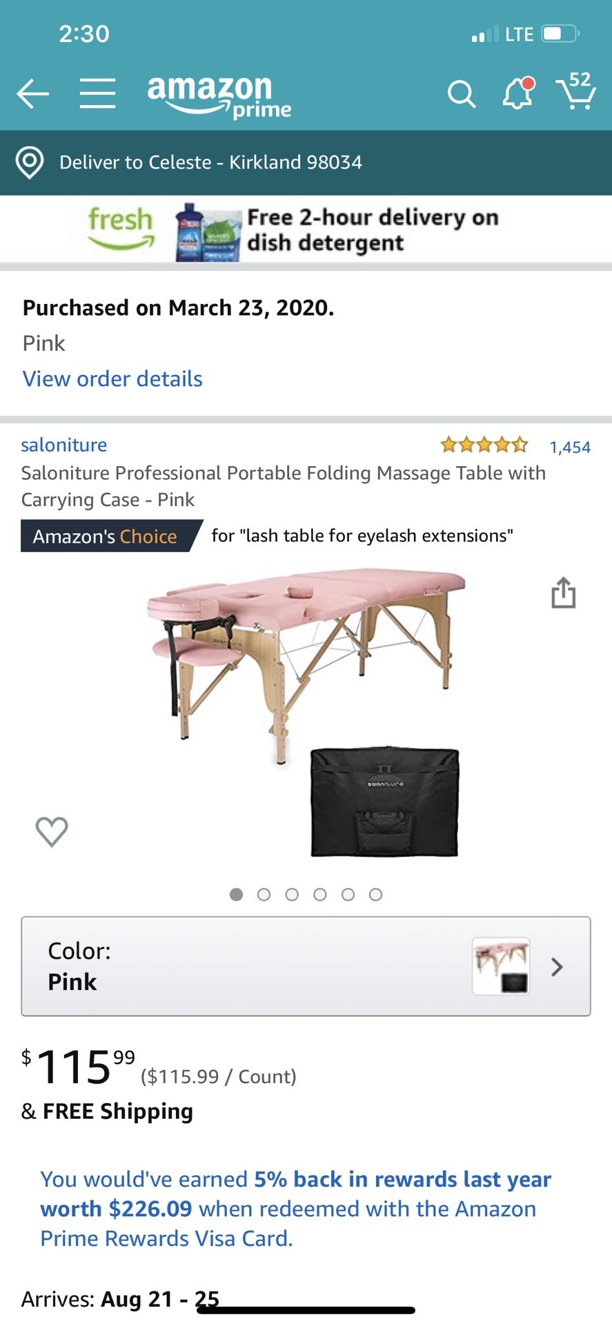 Massage table/ spa bed/ facial bed