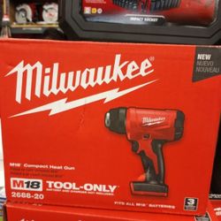 MILWAUKEE M18 COMPACT HEAT GUN TOOL
ONLY