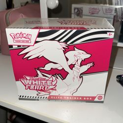 Scarlet and Violet white flare Elite Trainer Box