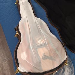 Luna Stallion Acoustic Electric Guitar With Hard Case