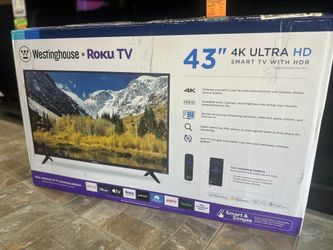 BLACK FRIDAY TVS STARTING NOW 43" Westinghouse 4K LED HDR Smart WR43UT4212
