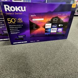 50” Roku Smart 4k Led Tv 